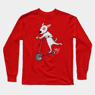 Funny Bullseye Dog Team Member Long Sleeve T-Shirt